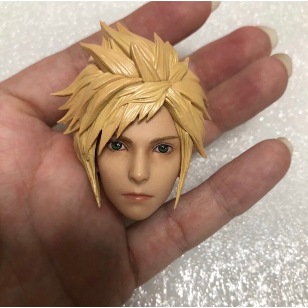 In-Stock 1/6 Scale Action Figure Final Fantasy 7 Remake Cloud Head Fair Skin Model VSToys