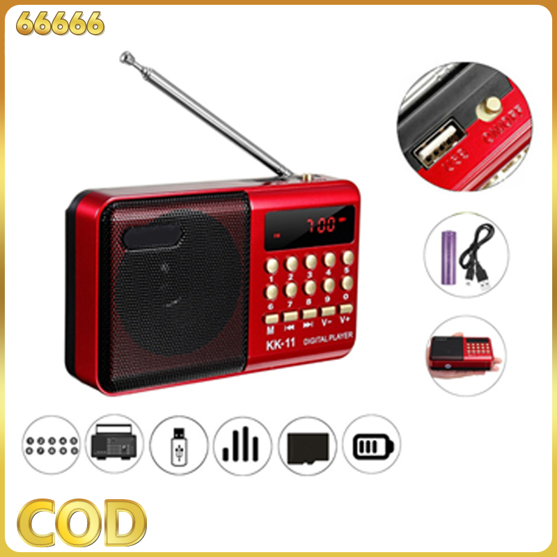 FM เครื่องเล่นวิทยุมินิวิทยุ 853SBT มีบลูทูธในตัว ลำโพงเครื่องเล่นเพลง TF card u-disk reader