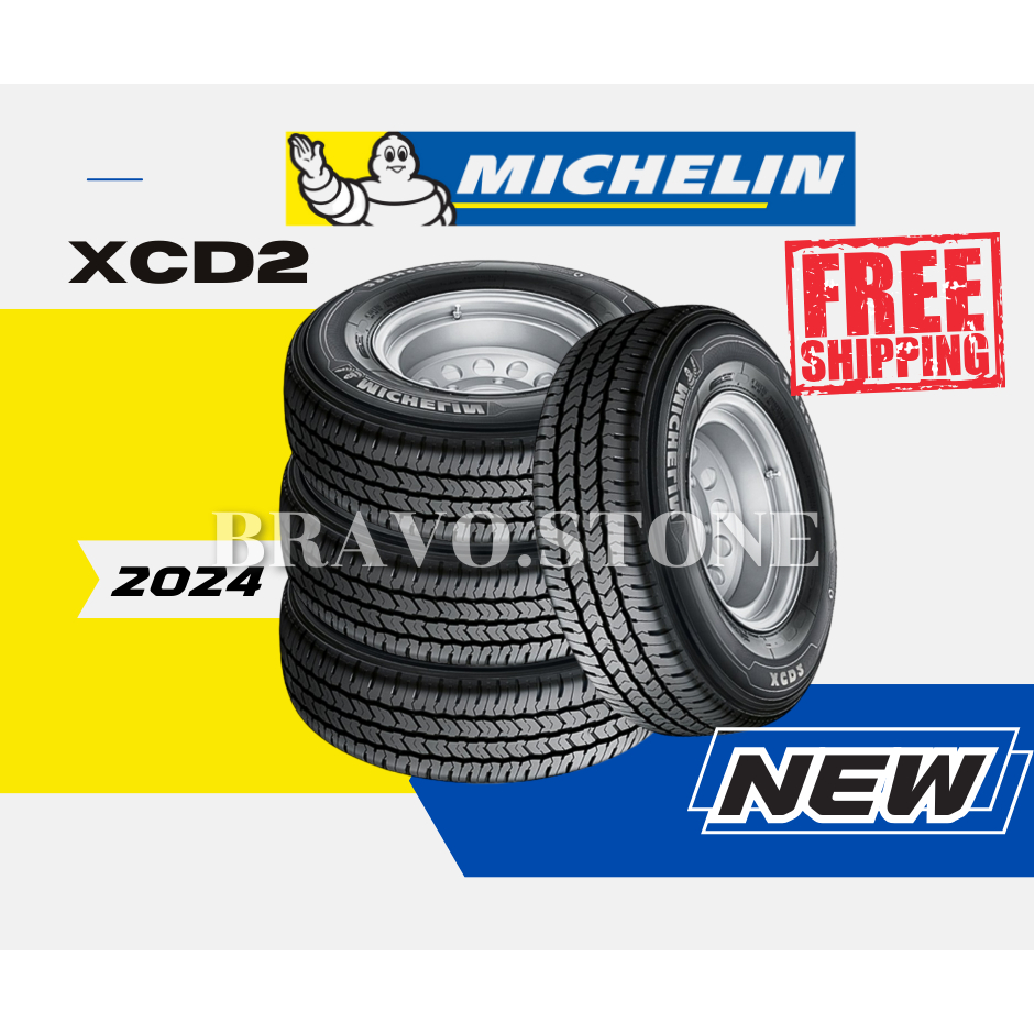 ส่งฟรี MICHELIN รุ่น XCD2 225/75 R14 225/75 R15 ยางใหม่ปี 2024🔥(ราคาต่อ 4 เส้น) แถมฟรีจุ๊บลมยาง✨✅✅