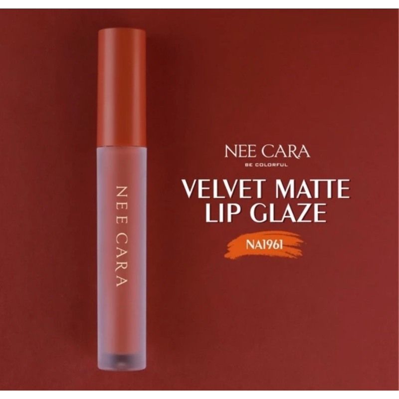 :: NA1961 :: ลิปกลอสเนื้อแมทท์ NEE CARA VELVET MATTE LIP GLAZE #NA1961