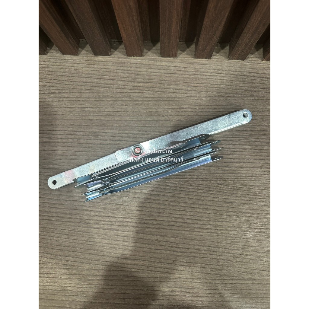 DX-71526 บานพับขาโต๊ะ บานพับ บานพับขาโต๊ะพับได้ รุ่นหนา ขนาด 8 นิ้ว ชุบซิงค์ขาว กันสนิม 4 ตัว ( ซ้าย 2 ขวา 2) - รูปที่ 5