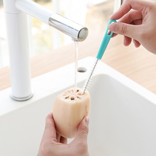 แปรงไนล่อนเกลียว สเตนเลส งอได้ แปรงทําความสะอาด ยืดหยุ่น / ข…