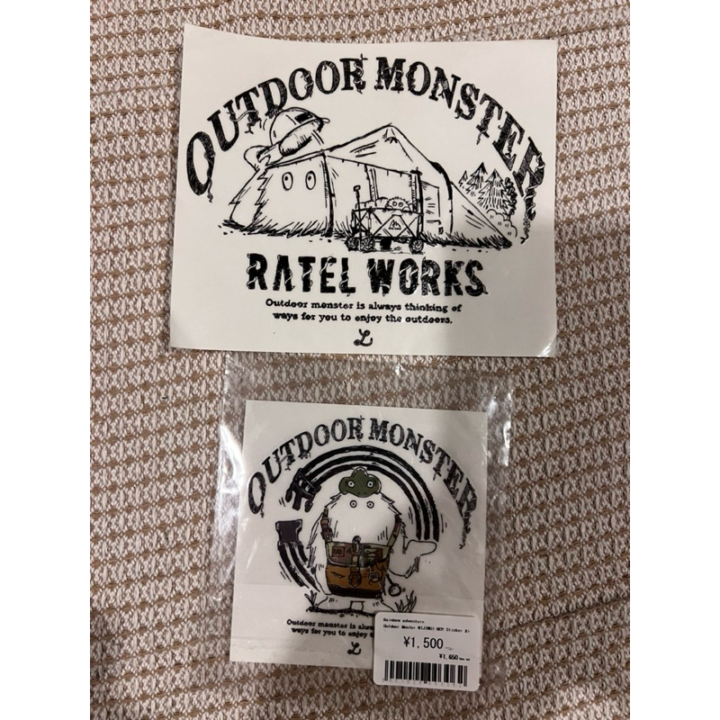 Outdoor Monster🇯🇵 Transfer Sticker Color : Ratel Works