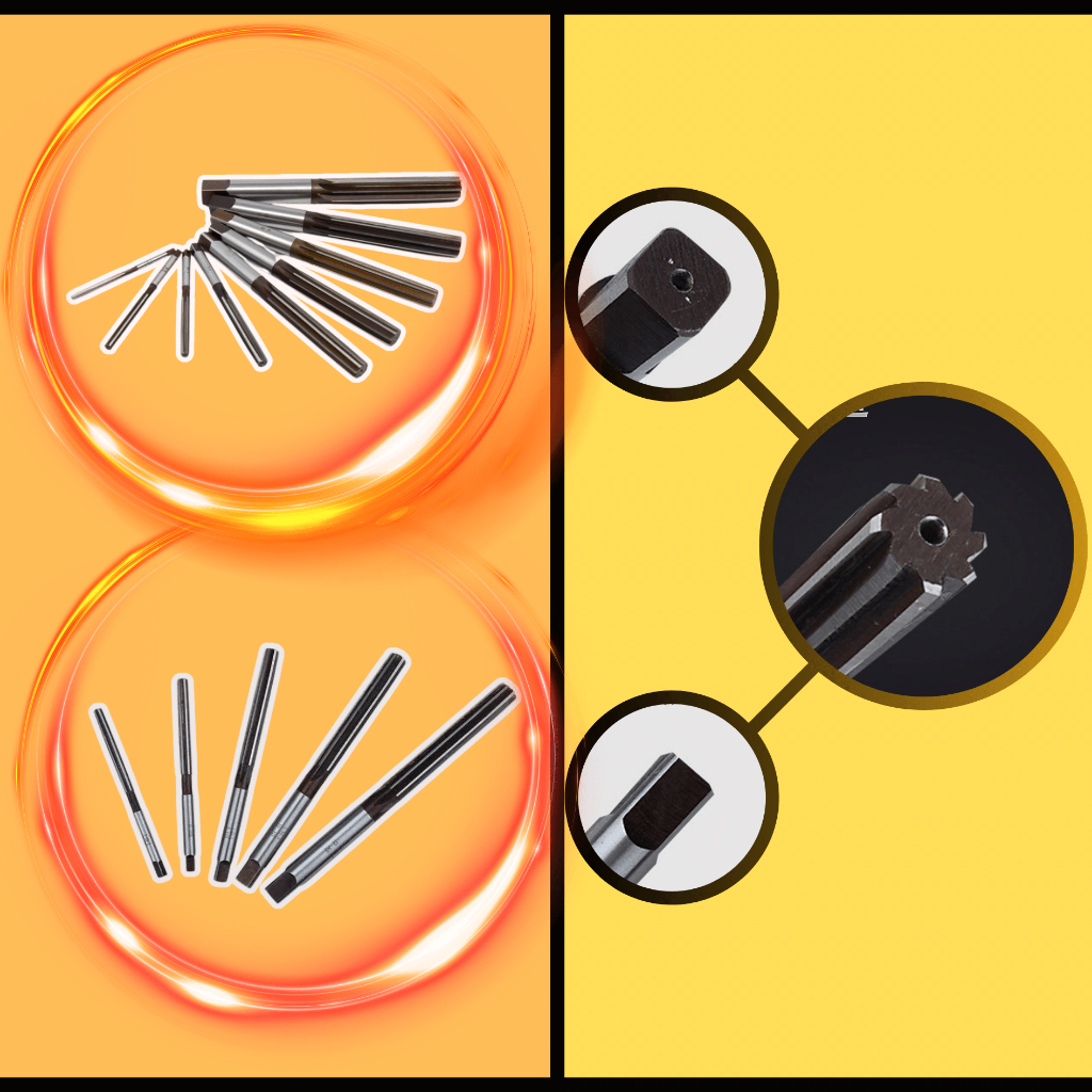 reamer ริมเมอร์ รีมเมอร์ H7 HSS ฟันเกลียว 16มิล-30มิล ฟันตรง - รูปที่ 3