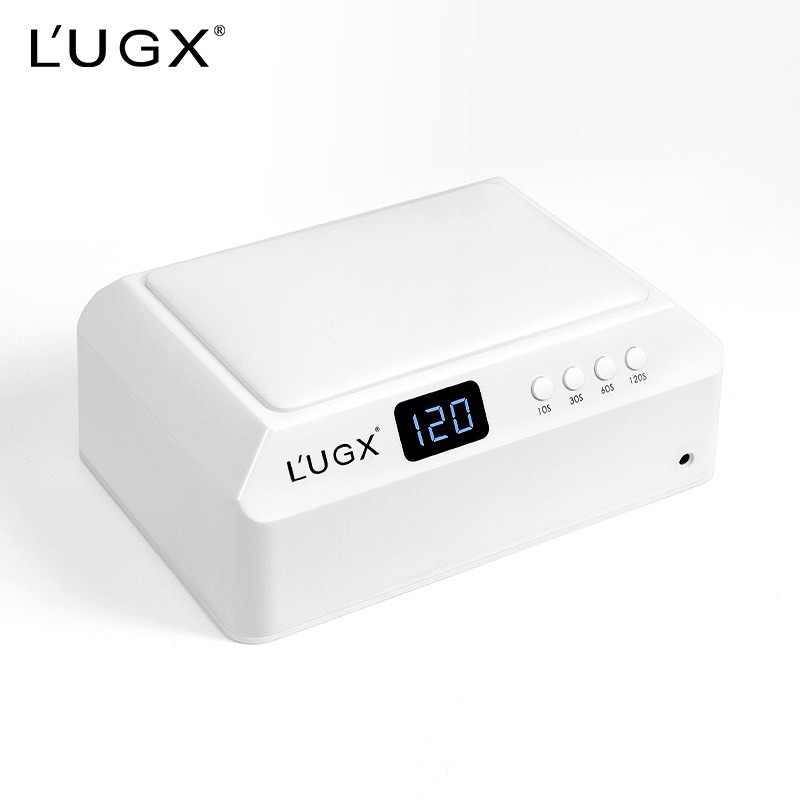 เครื่องอบ lugx รุ่น มีเบาะรองมือในตัว สวยแข็งแรงทันสมัย ขนาด 72 watts ไฟ 69 ดวงแห้งไว ไฟถนอมผิว มือไม่ดำค่า (ถอดถาดได้)