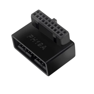 หัวแปลง หัวต่อ USB3.0 19/20P Adapter 90°