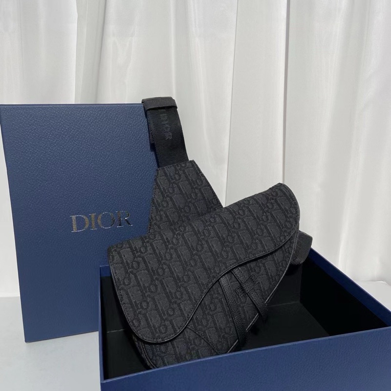 Dior Oblique saddle belt bag(Ori)เทพ size 28 cm.