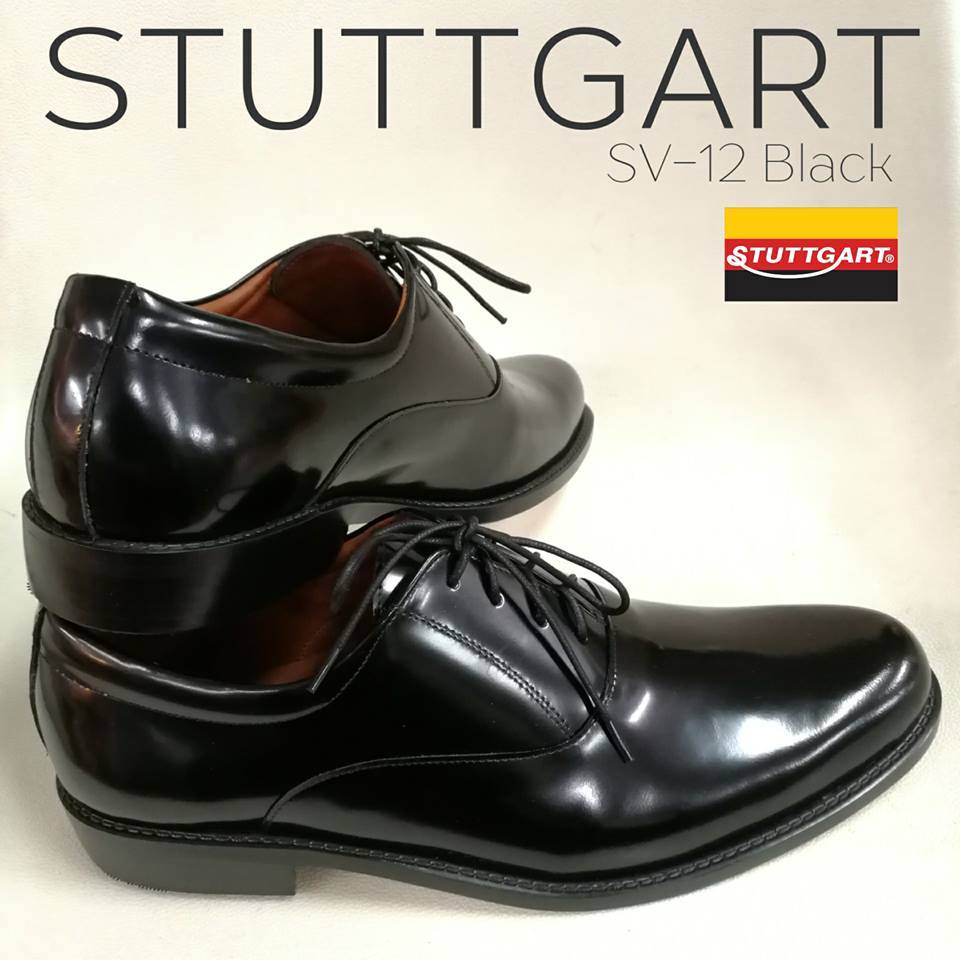 Stuttgart รุ่น SV-12 รองเท้าหนังแท้ (หนังแก้ว) คัชชูใส่ทำงานสำหรับสุภาพบุรุษ