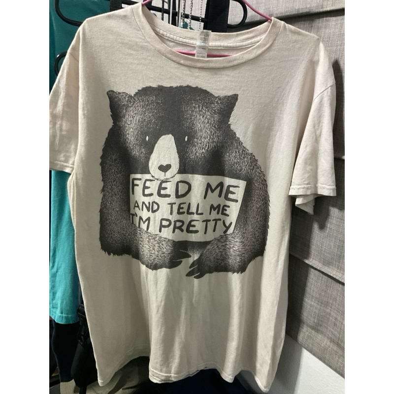เสื้อ Feed Me And Tell Me I'm Pretty Yellow ป้ายAnvil