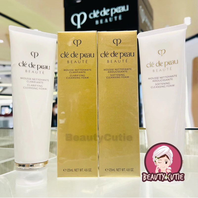 🌟Cle De Peau Beaute (Softening /Clarifying) Cleansing Foam 125 ml ผลิตปี 2025🌟ป้ายห้าง/ ป้ายคิง แท้💯 จากช็อป