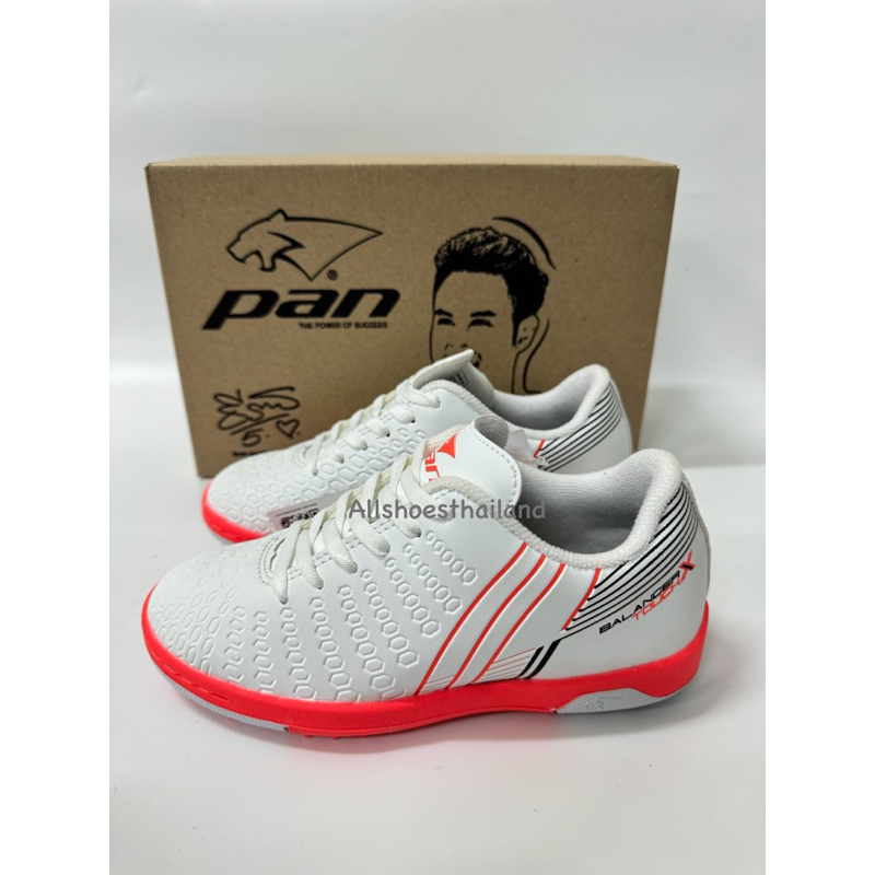 New รองเท้าฟุตบอล ฟุตซอล ร้อยปุ่มเด็ก Pan no.pf 154B Balancer Touch X size 32-38