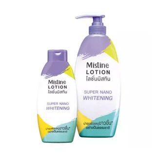 MISTINE SUPER NANO WHITENING LOTION ครีมทาผิว 400+250 ML มิสทินซุปเปอร์นาโนไวท์เทนนิ่ง