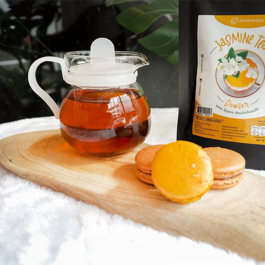 ผงชามะลิเข้มข้น 100g Jasmine Tea Powder thumbnail 4