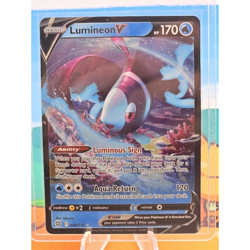 Pokemon Card "Lumineon V 178/185" ENG Brilliant Star