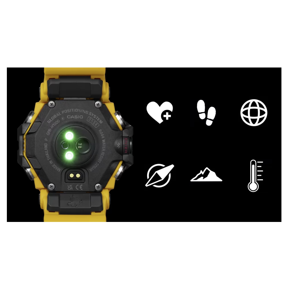 รุ่น TOP สุด G-SQUAD PRO GSHOCK   GPR-H1000-1 GPR-H1000-9 GPR-H1000 Rangman ออกกำลังกาย ประกันศูนย์ Cmg 1 ปี