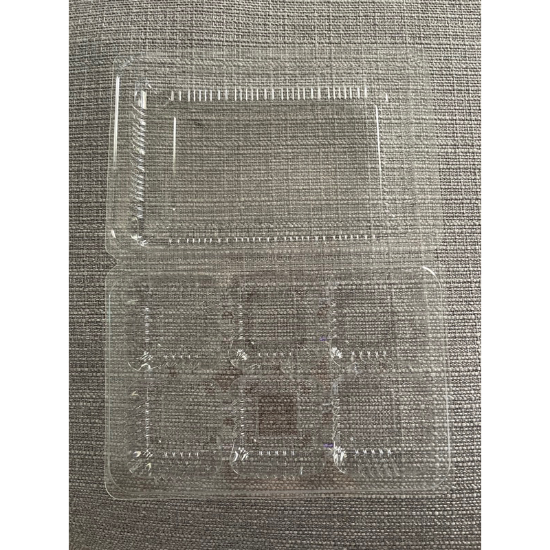 🟢CK-386🟢กล่องเปี๊ยะ กล่องขนมเค้ก 6 ช่อง กล่องพลาสติกใส OPS 6 หลุม สำหรับใส่อาหาร กล่องเบเกอรี่ Baker