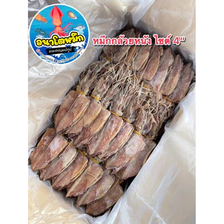 หมึกหนัง ไซต์4 🦑 หมึกแห้งผ่า เนื้อหวาน สด สะอาด ใหม่ นำไปทำอาหารอร่อย ไม่เค็ม