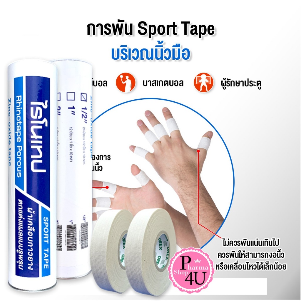 แบ่งขาย 1ชิ้น Rhinotape /Neotape นีโอเทปและไรโนเทป เทปผ้าล็อคสีขาว เทปเหนียว 1 นิ้ว,2 นิ้ว 1 ม้วน