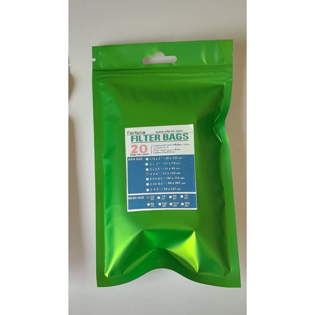 ROSIN PRESS BAGS 20（2" x 4" / 51 mm x 102mm）25 Microns