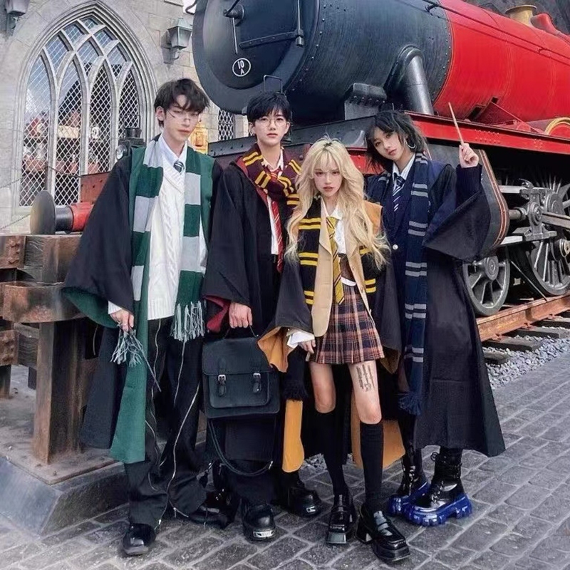 🔥พร้อมส่งจากกรุงเทพ🔥ถุกสุดๆ เสื้อคลุม แฮรี่ เด็ก-ผู้ใหญ่ ชุดพ่อมด แม่มด - รูปที่ 6