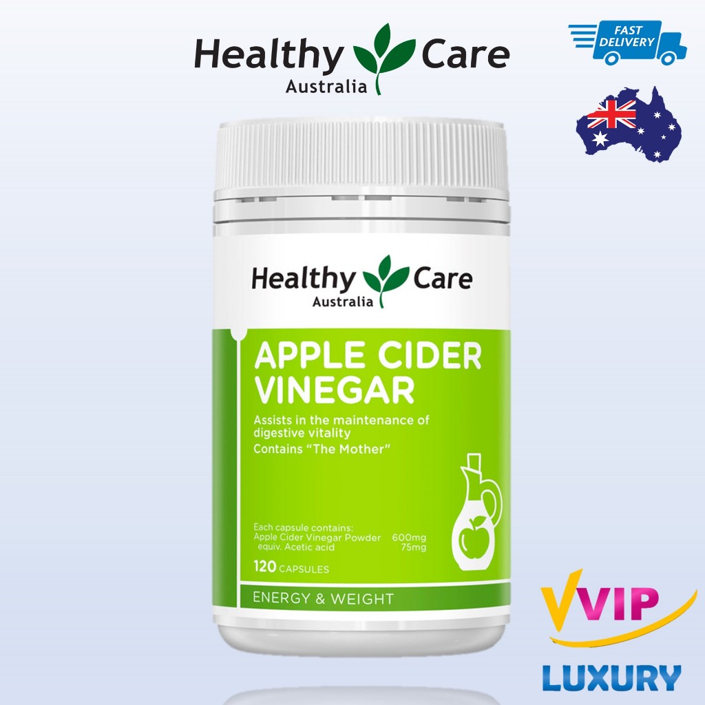 Healthy Care Apple Cider Vinegar 120 Capsules exp09/25