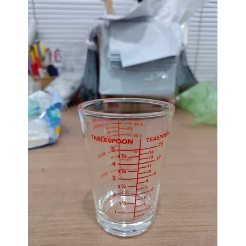 แก้วตวง MC106 พิมพ์สเกล เต็มแก้ว 200 ml แก้ว
