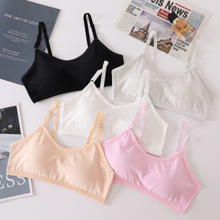 2023#ชุดชั้นในเด็กผู้หญิงบราฟองน้ำผ้านิ่มใส่สบาย เรียบง่าย เ…