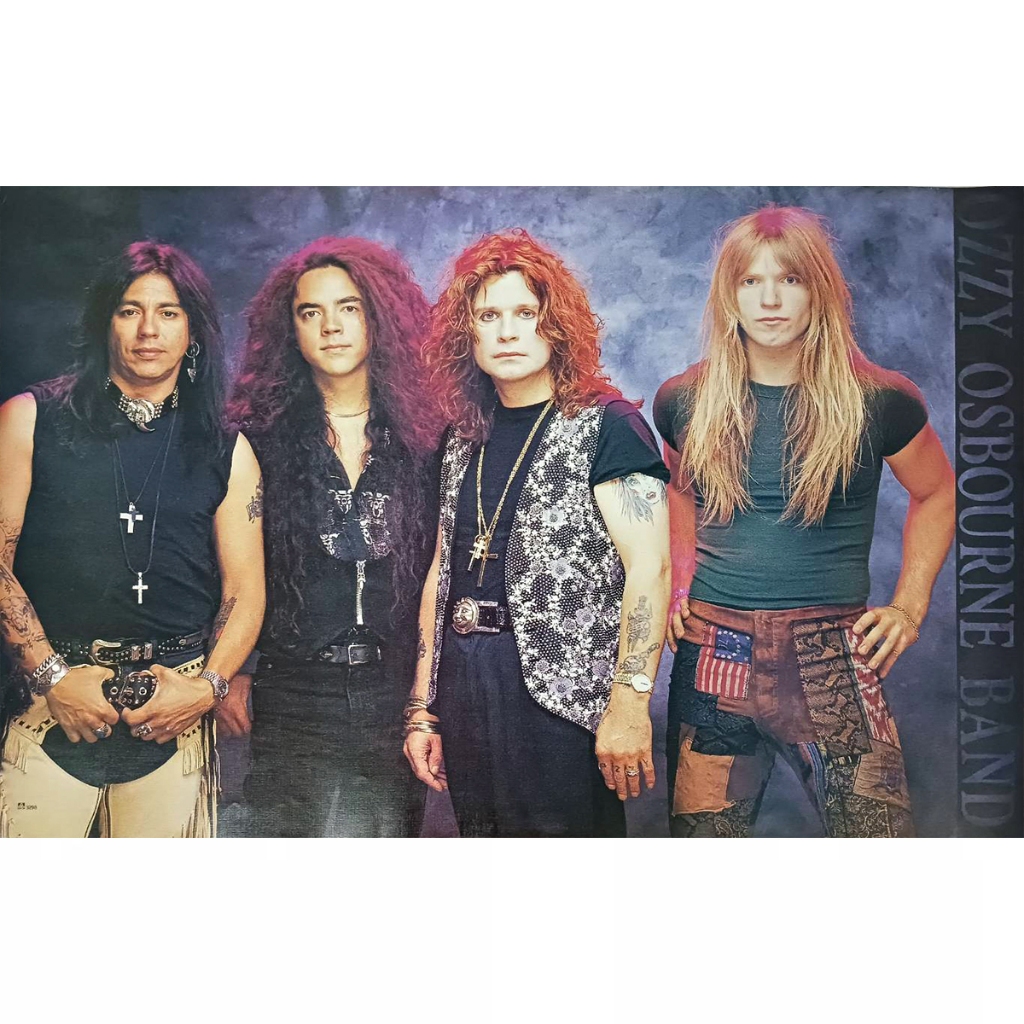 โปสเตอร์ Ozzy Osbourne ออซซี ออสบอร์น Black Sabbath วง ดนตรี เฮฟวีเมทัล รูป ภาพ ติดผนัง สวยๆ poster 