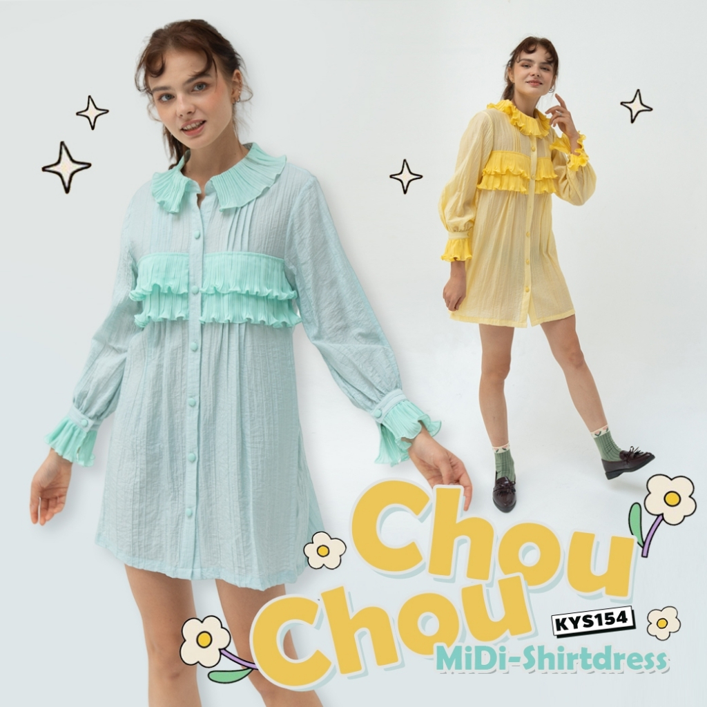 KAYASIS~❤️ l KYS154 CHOUCHOU MINI ShirtTDress