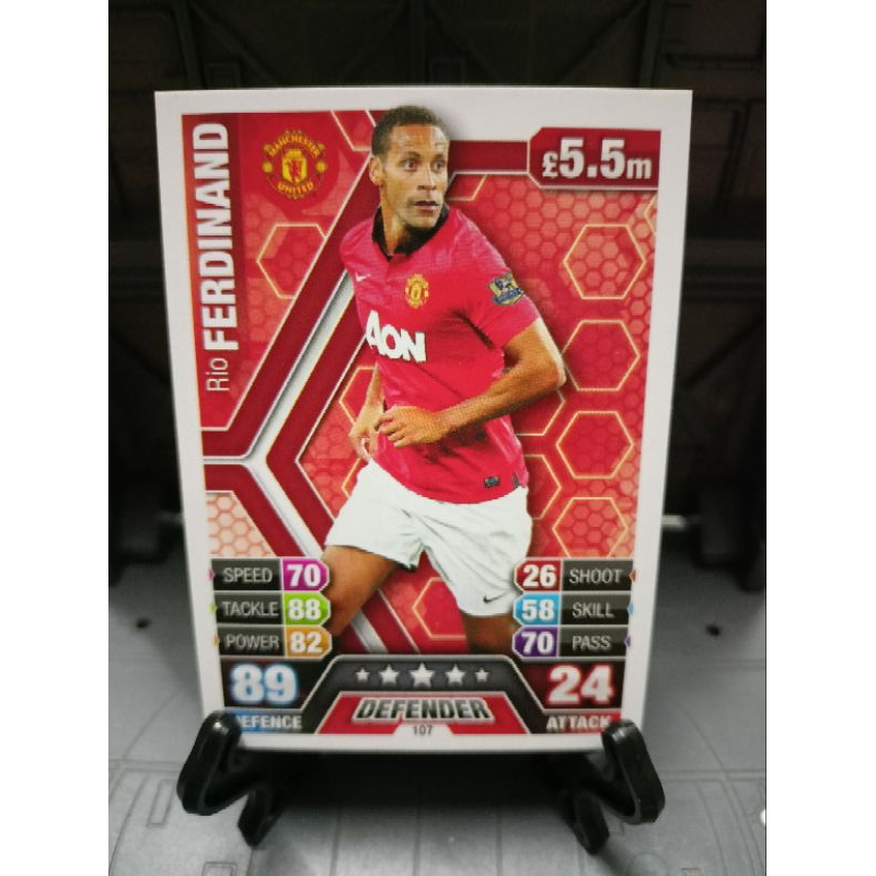 รวมการ์ด Base topps match Attax Manchester United 2013-2014