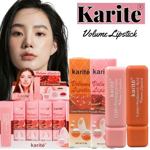 No.35861 ลิปมัน ลิป karite ลิปมันทับทิม & ลิปมันไข่ปลาคาเวียร์+กรดไฮยาลูโรนิค เพิ่มความชุ่มชื้นให้ริ