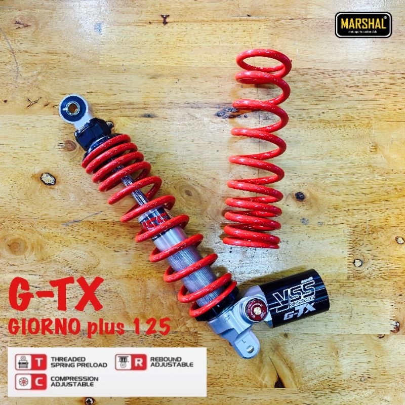 โช๊คหลังแต่ง GIORNO PLUS 125 , ยี่ห้อ YSS