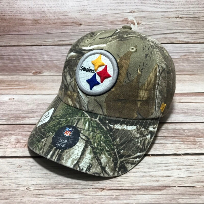 หมวก ‘47 Brand Pittsburgh Steelers Realtree Camo Clean Up Adjustable Cap