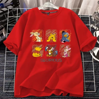 D575 จัดส่งด่วนเสื้อยืดคอกลมแขนสั้นลายสวยผ้าดีใส่ได้ทั้งชายและหญิง