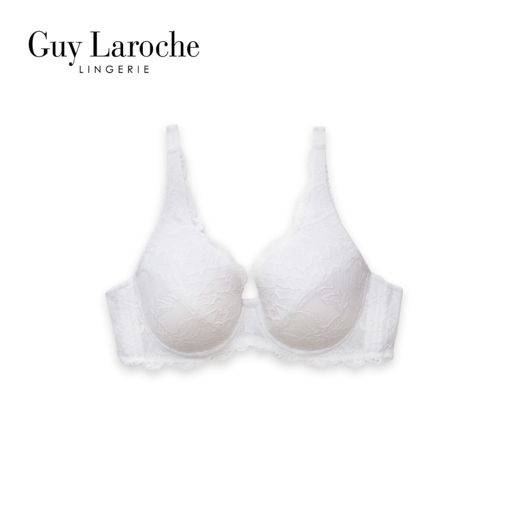 Guy Laroche Lingerie เสื้อชั้นใน กีลาโรช บราลูกไม้ เต็มทรง เสริมฟองน้ำไม่หนา Soft Mold Fullock Bra GB7V02