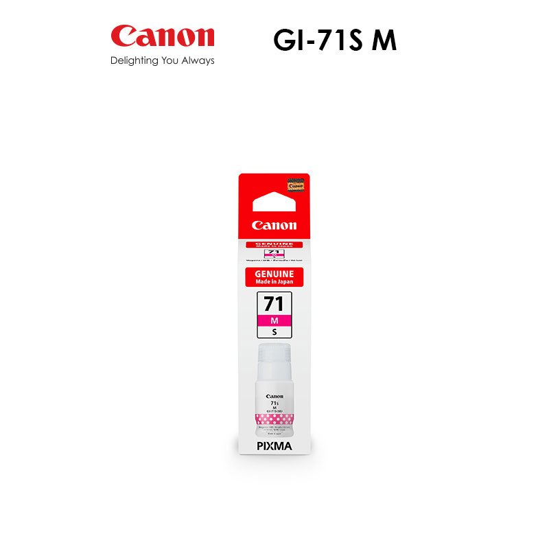 Canon ตลับหมึกอิงค์เจ็ท รุ่น GI-71S M สีม่วงแดง (หมึกแท้100%)