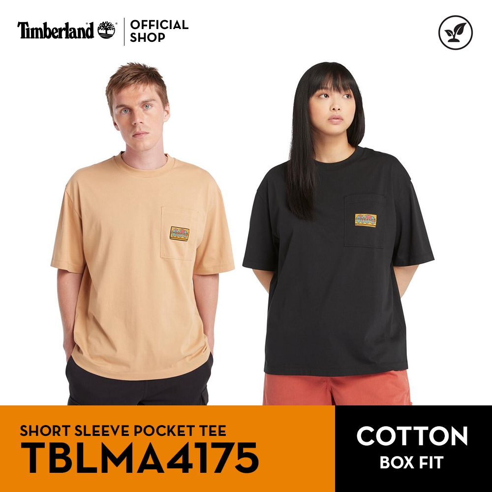 Timberland Men's SHORT SLEEVE POCKET TEE เสื้อยืด (TBLMA4175)