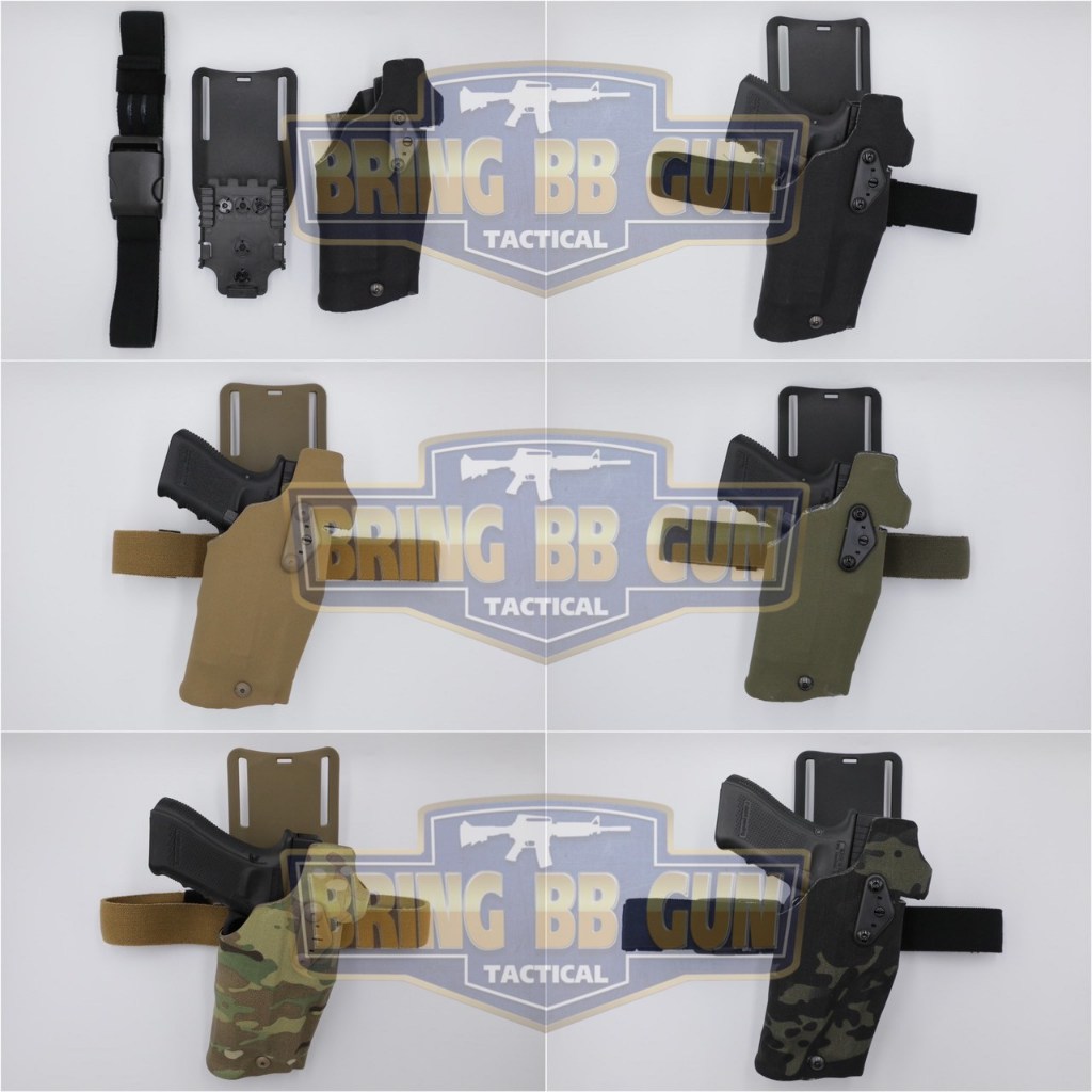 BR3 ซองพกนอกนิ้วโป้ง G17/G18/G19 + ไฟฉาย (ซอง 6354DO) (6354 DO) (G17 + X300) BR3