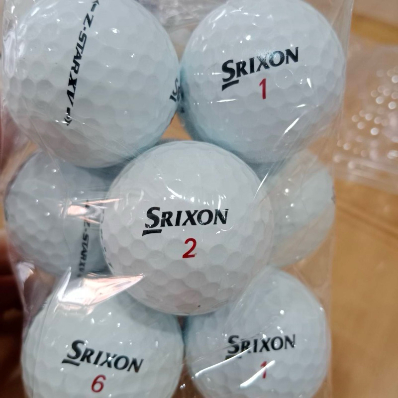 ลูกกอล์ฟ SRIXON [ Z-star / Z-star xv / Q-star ] มือสอง 12ลูก 70%⛳️