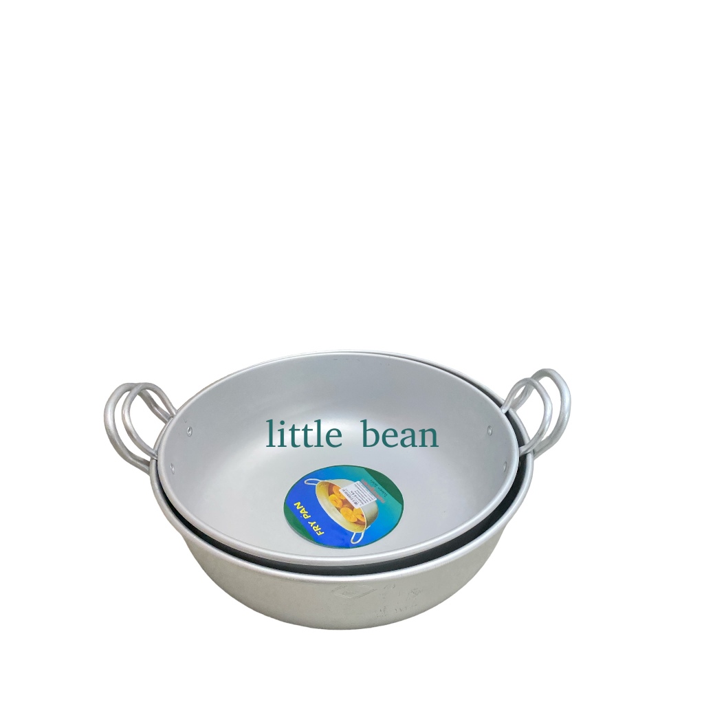 กระทะเเขกมีหู ทอดโดนัท ตรา 3A FRY PAN