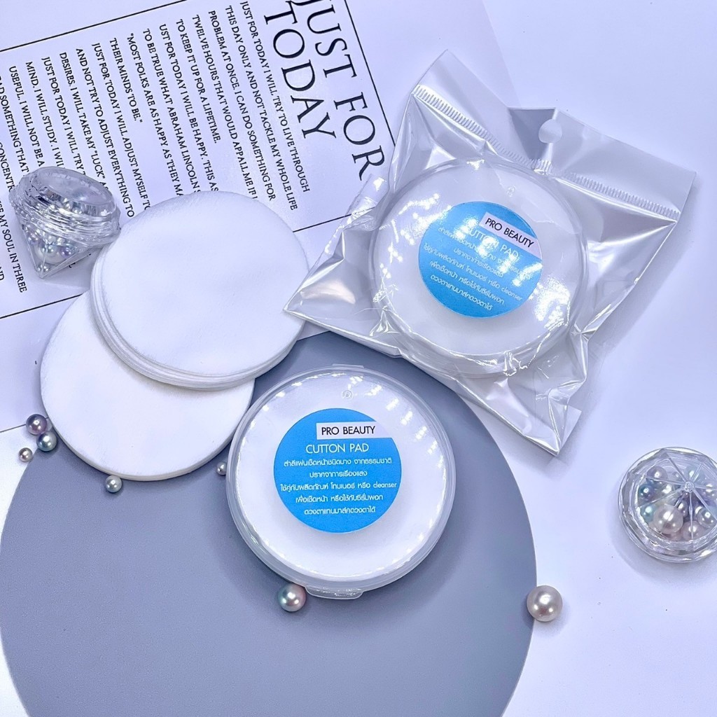 สำลีแผ่นกลม แผ่นรี เช็ดเครื่องสำอาง น้ำยาล้างเล็บ ปราศจากสารเรืองแสง สารฟอกขาวชนิดบาง - รูปที่ 5