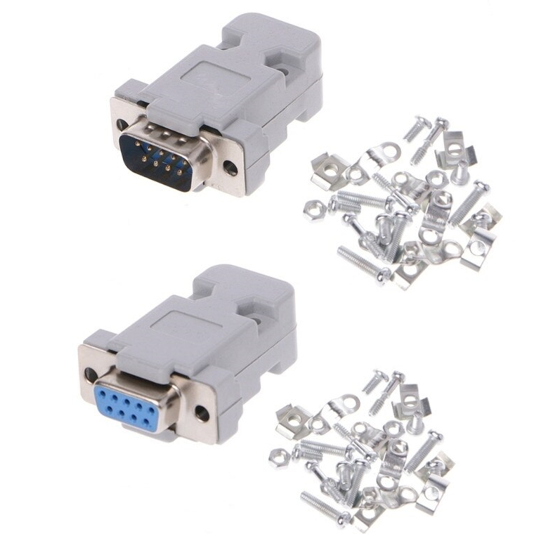 ชุดหัวประกอบ DB-9 DB9 RS232 Male Female Connector with socket D-Sub 9 pin PCB Connector