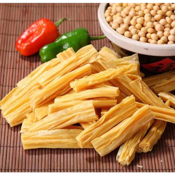 ฟองเต้าหู้ แบบแท่ง (腐竹条) ขนาด200g ฟองเต้าหู้แห้ง ใช้ประกอบอาหารได้หลากหลาย หรือจะนำไปทานคู่หม่าล่าชาบู ก็อร่อย - รูปที่ 4