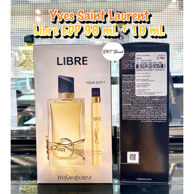 ใช้โค้ดลดสูงสุด 20% (แท้100% ป้ายห้าง/ ป้าย King power) YSL Libre EDP / EDT ขนาด 30/50/90 ml.