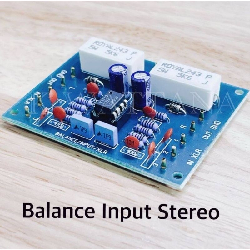 Inputบาร์ล้านอินพุทรุ่น STEREO ไม่มีแจ็คไมค์ในตัว จำนวน1แผ่น