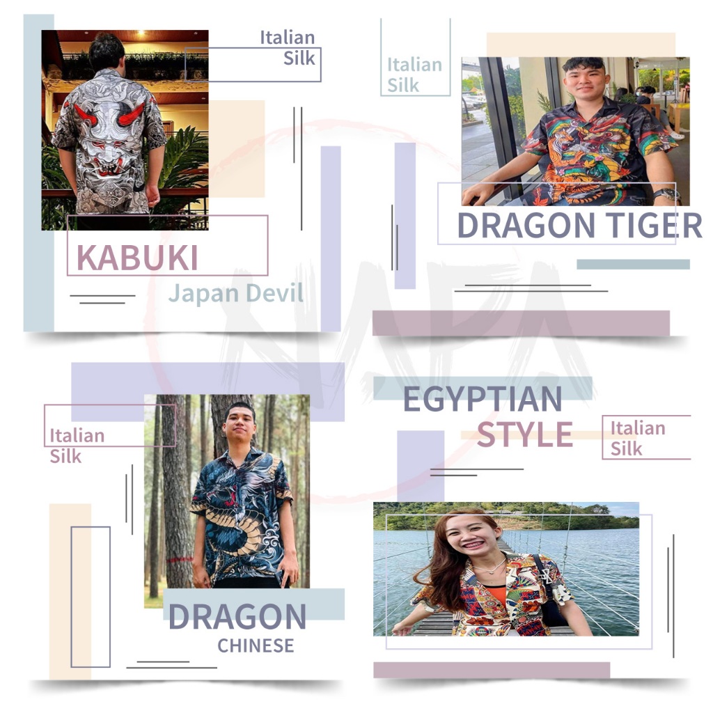 เสื้อฮาวาย แมวแว่นฟ้าเสื้อเหลือง A1176 ผ้าไหมอิตาลีแท้ - รูปที่ 6