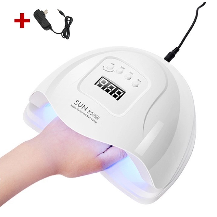 เครื่องอบเล็บเจล ฉายแสงน้ำยายูวีเรซิ่น 48w,120วัตต์ Smart Lamp Nail Dryer SUN X5plus