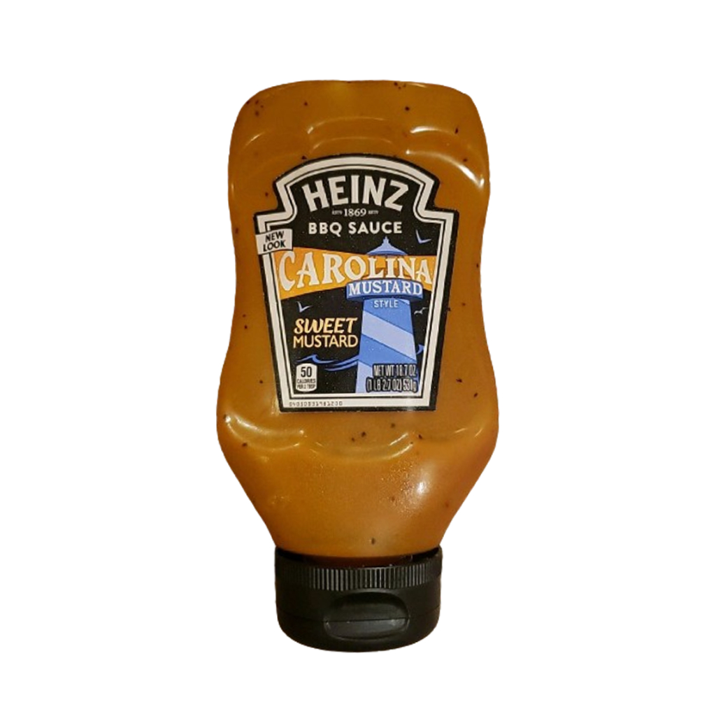 Heniz BBQ Sauce Carolina Mustard Style Sweet Mustard ซอสบาร์บีคิว ผสม มัสตาร์ด มัสตาร์ด 531g