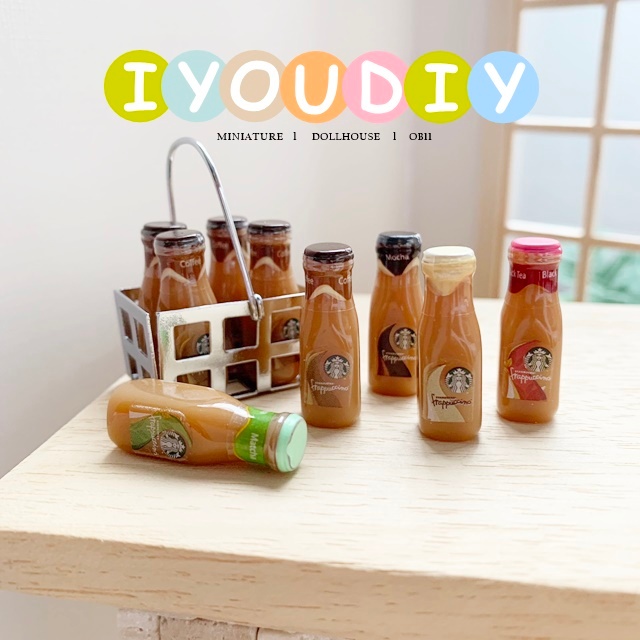 IYOU’DIY [แยกขาย] โมเดลขวดกาแฟจิ่ว ob11 ของเล่น ของจิ๋ว ของสะสมบ้านตุ๊กตา dollhouse miniature