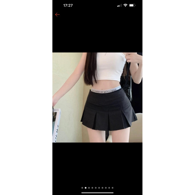 กระโปรงสองชั้น mimi&didi ผ้าดีมีซับในใส่ครั้งเดียว ของแม่ค้าเอง